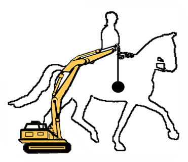 Horse-yellow-backhoe-finish
