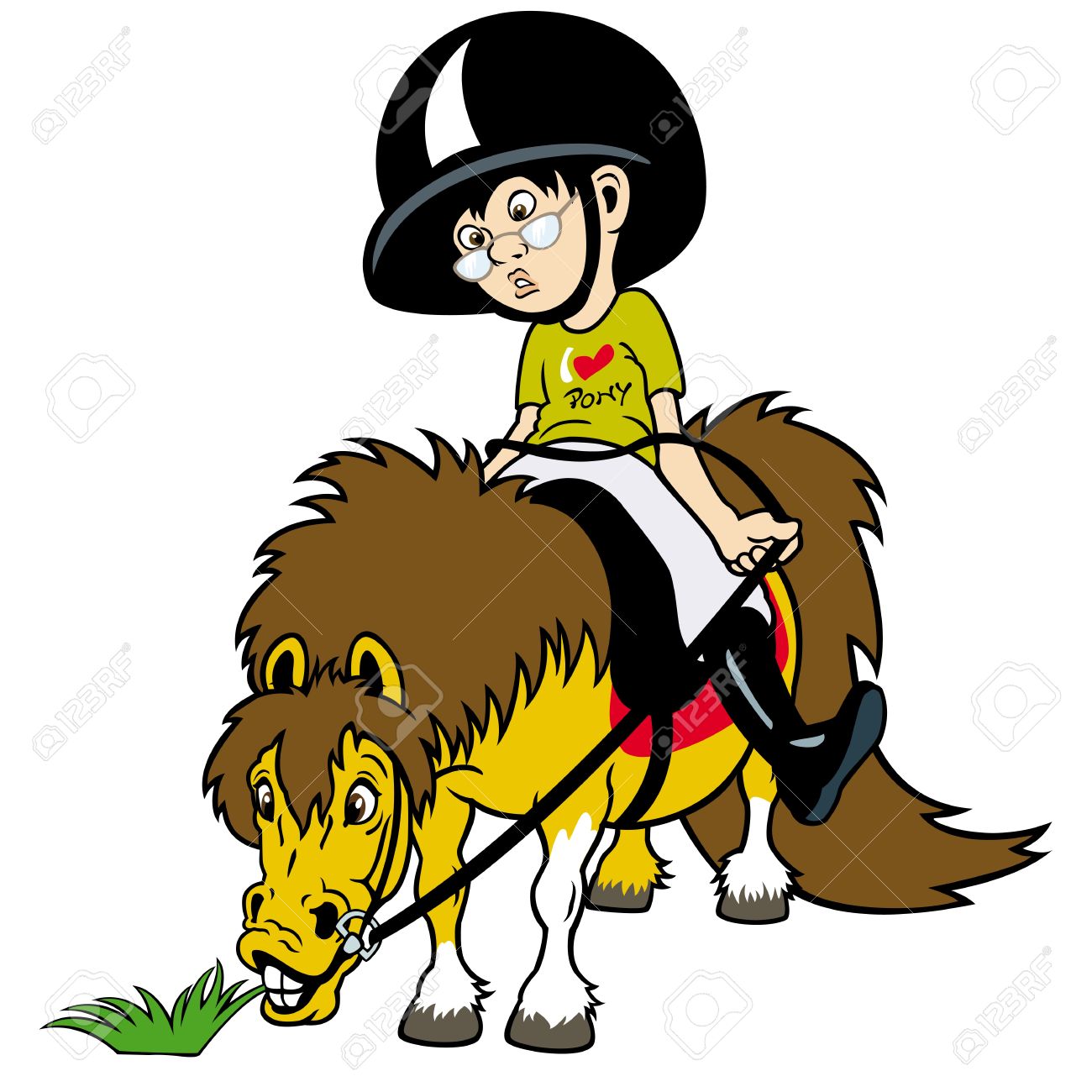 17624413-horse-rider-little-boy-riding-equestrian-sport-children-illustration-Stock-Vector