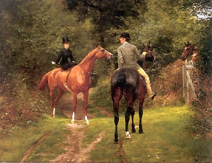 93031749_An_Afternoon_Ride_With_Lady_Riding_Sidesaddle_1882