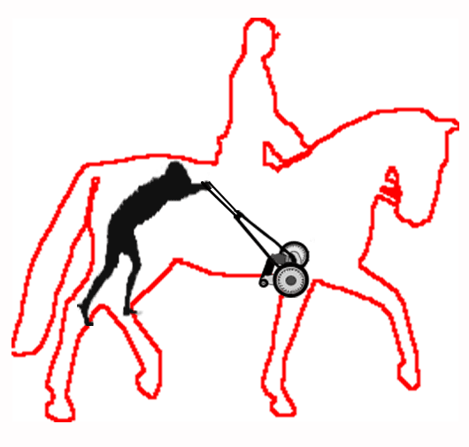 Lawn-mower-horse