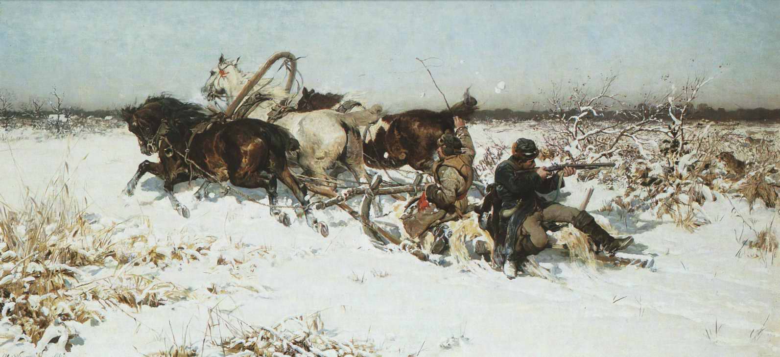 Альфред Веруш-Ковальский 1849-1915 волк